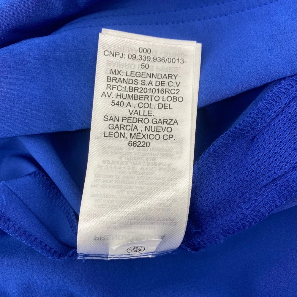Nike New York Giants Hoodie Mens 2XL Blue Red Quarter Zip NFL Windbreaker Jacket